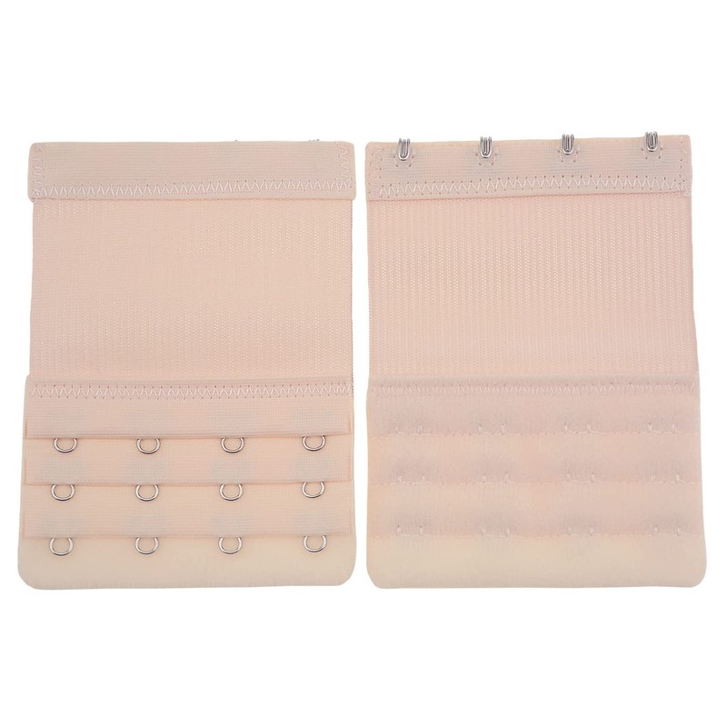 Wowlife 5Pcs Bra Extenders 4 Hooks 3 Rows Elastic Bra