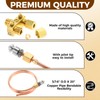 Pilot Tube 3/16" O.D X 20" Copper Pipe Bendable Range