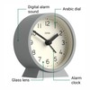 Jones Clocks® Midnight mini alarm clock | Contemporary design |