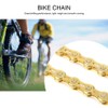 Dilwe Bicycle Chain 11 Speed Gold Hollow Bicycle Chain Gear