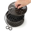 Kingrol 2 Pack Mosquito Coil Holders with Handles, Retro Portable