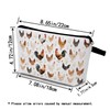 YULUENZE Chicken Makeup Bag Cute Small Organizer Bag with Zipper