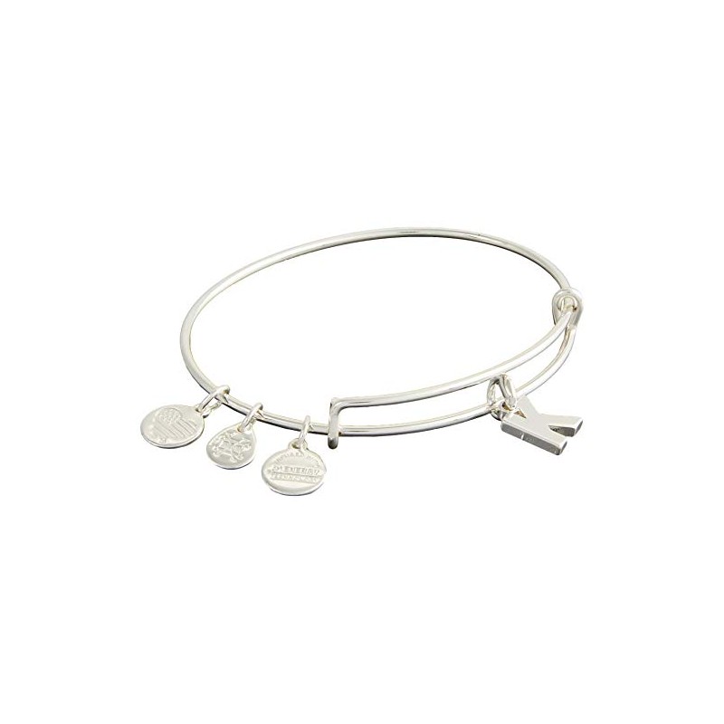 Alex and Ani Initial K Charm Bangle