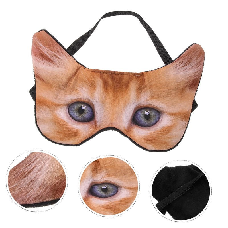 VICASKY Cute Cartoon Sleeping Eye Mask Funny Dog Design Soft