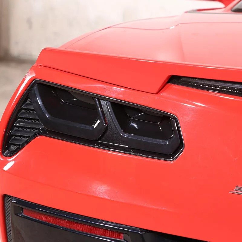 car-attention For 2014-2019 C7 Corvette Rear Tail Light Blackout Kit