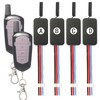 ZHOFONET DC12V Wireless Switch, 4-Way Wireless Remote Control Switch, DC