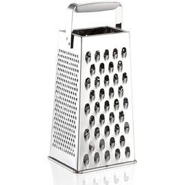 Leifheit Comfortline Four Sided Box Grater Steel Plastic White
