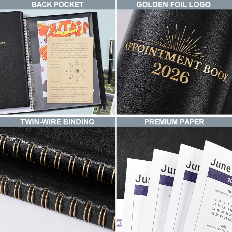 2026 Appointment Book & Planner - 2026 Daily Hourly Planner,