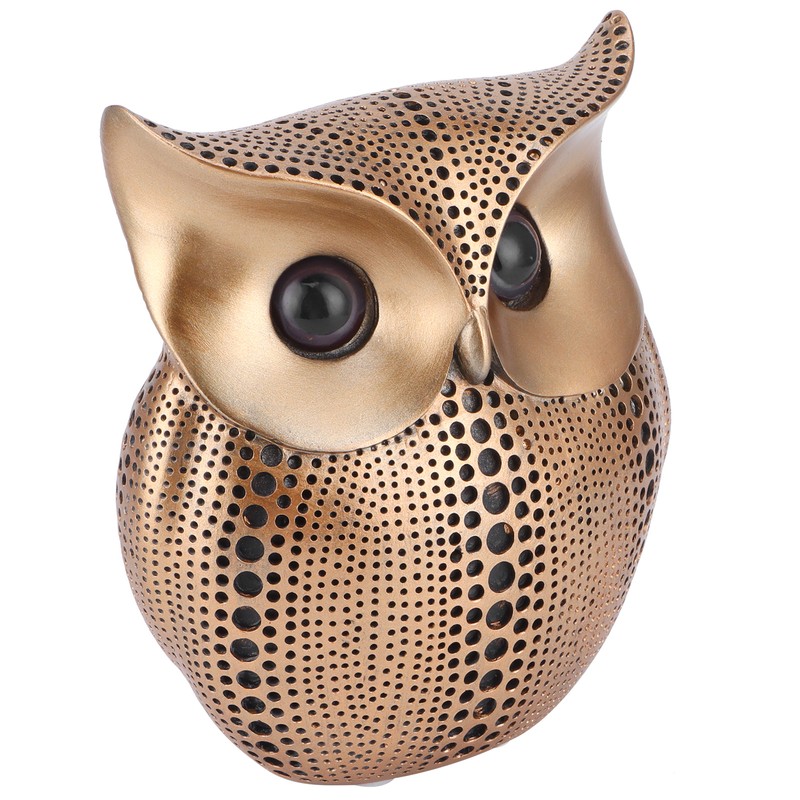 Owl Statue Figurine Ornament Innovative Resin Animal Sculpture Art Crafts