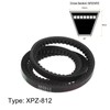sourcing map XPZ-812 Cogged V-Belts 812mm Pitch Girth 10mm Width