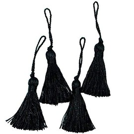 EXPO SM5970BK Mini Fiber Tassel, Black, 4-Pack