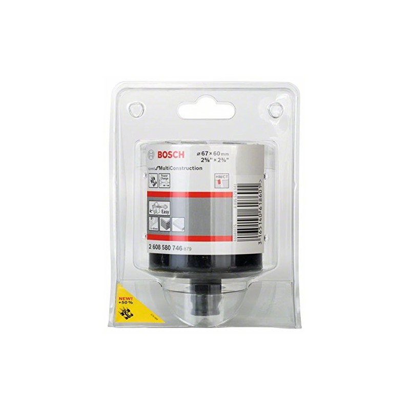 Bosch 2608580746 Speed for Multi Construction holesaw, Black, 67 mm