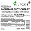 Nutrics® 39,000mg (per Capsule) 120 V Capsules Montmorency Tart Cherry