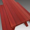 Behr 00901 Flat Oil-Latex Redwood Stain 1 Gal., Solid Color