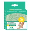 Spongeables Pedi Scrub Foot Exfoliating 5+ Wash Travel Sponge, Citron