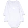 Bonds Baby Wonderbodies Long Sleeve Bodysuit - 2 Pack, White