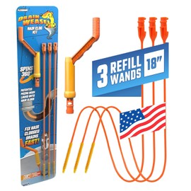 FlexiSnake Drain Weasel - Hair Clog Remover Tool Kit