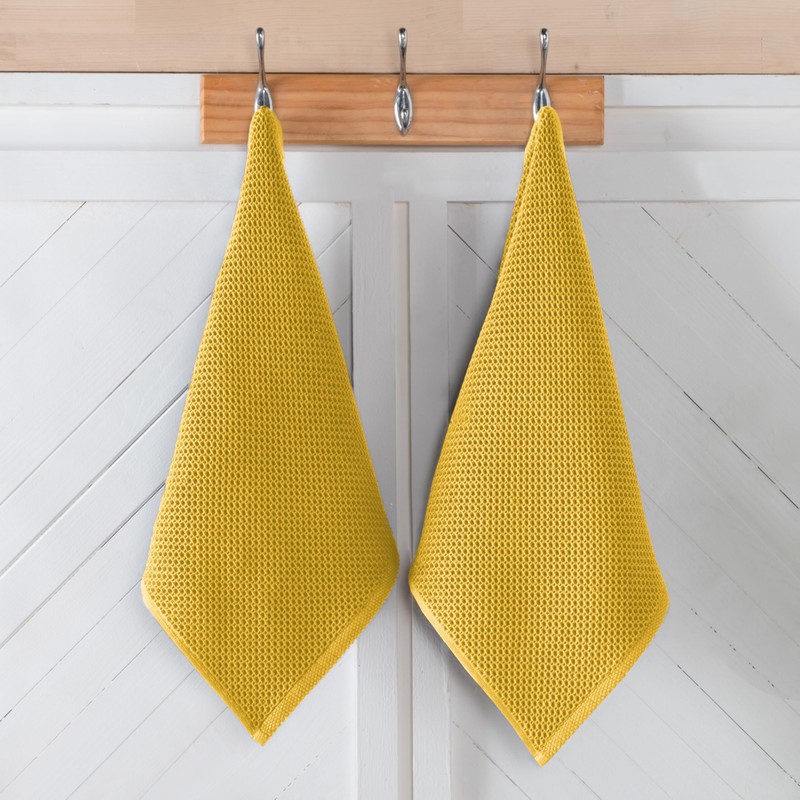 Elegant Comfort 100% Turkish Cotton 6-Pack Waffle Premium Kitchen Towels