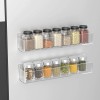 Adhesive Acrylic Double-Sided Tape Spice Rack Organizer Wall Mount for