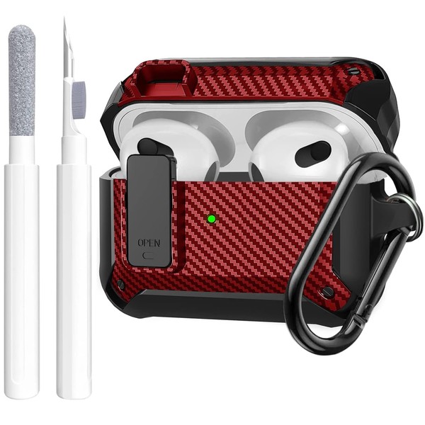 Airpods 3rd Generation Case Closure Lid with Cleaning Kit, OTOPO