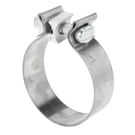 Hihaha Exhaust Pipe Clamp/Exhaust Muffler Tube Joint for Car Truck/Durable Stainless Steel 3.07" 30mm / 1 Pc Silver Tone