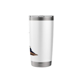 Downy Woodpecker Wearing Sunglasses Funny Birding Bird Lover Stainless Steel Insulated Tumbler