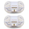 Crafted by Catherine Chunky Heather Yarn - 2 Pack (49
