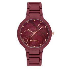 Nine West Women's Rubberized Bracelet Watch
