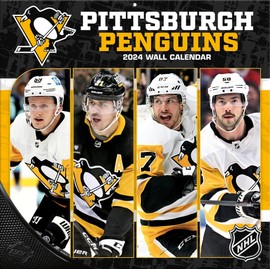 Pittsburgh Penguins 2024 12x12 Team Wall Calendar