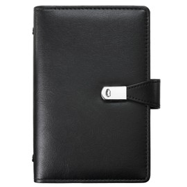 my&G Business Card Holder, Holds 300 Cards, Business Card File, PU Leather, Large Capacity (Black)