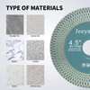 JeeynoTols Diamond Cutting Grinding Disc - 4.5"/115mm Dual Coated Tile