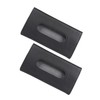 FUNOMOCYA 2pcs PU Leather Car Visor Tissue Holder Stylish Sun