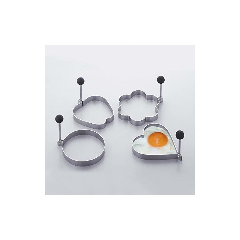 G S D Haushaltsgeräte Eierring, Edelstahl, Silber, normal