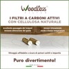 Carbon Filters for Weed 6mm - Green - Pack of