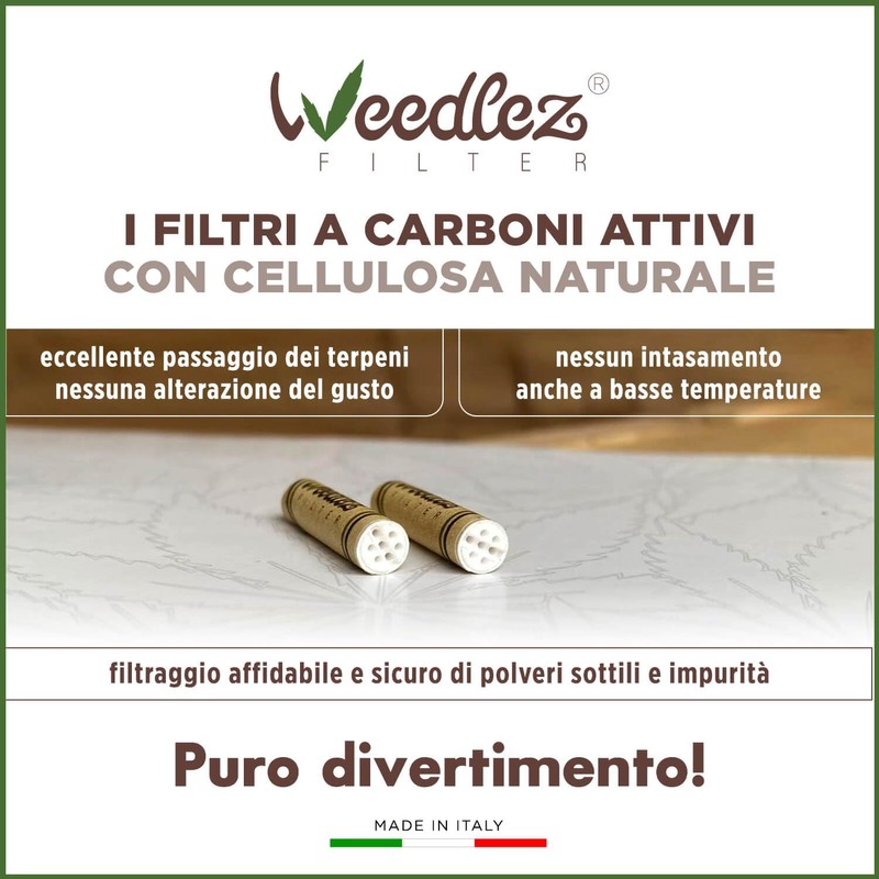 Carbon Filters for Weed 6mm - Green - Pack of