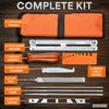 Chainsaw Sharpening File Kit (10-Piece Set), Complete Chainsaw Sharpener Tools
