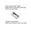 Odinest 3030 Series M6 T Slot Nuts Roll-in Spring Ball