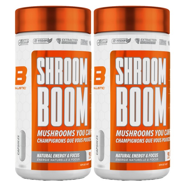 Ballistic Shroom Boom Capsules | Potent Nootropic Supplements | Natural