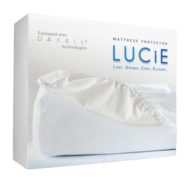 LUCiE Breathable Mattress Protector, Water Resistant, Hypoallergenic (Twin)