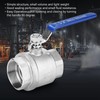 304 Stainless Steel Two-Piece Full Connection Ball Valve Internal Thread