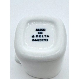 Delta Airlines White Ceramic Creame Cup, ALESSI FOR DELTA, 044207713, Pack of 4