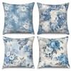 ASDCXZ Cushion Cover Retro Flowers 40 x 40 cm Set