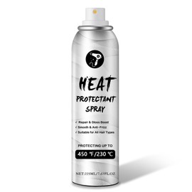 QIUFSSE Heat Protectant Spray for Hair,Deep Nourishment and Moisturizing,Repair and Gloss Boost Heat Protection Spray for Hair,protector termico de calor para el cabello,7.6fl oz
