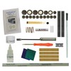 Black Kangaroo Leather Clarinet Pad Kit with Tenon Cork, Leak
