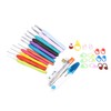 Crochet Hooks Set Multifunctional Handcrafted DIY Ergonomic Crochet Knitting Needles