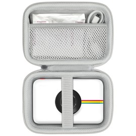 Khanka Hard Case for Polaroid Snap Touch 2.0 & Snapshot & Snap Digital Instant Camera Instant Print Digital Camera Case (White Zip), White zip