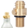 M18x1.5 Thread CO2 Tank Brass Pin Valve Adapter Replacement for