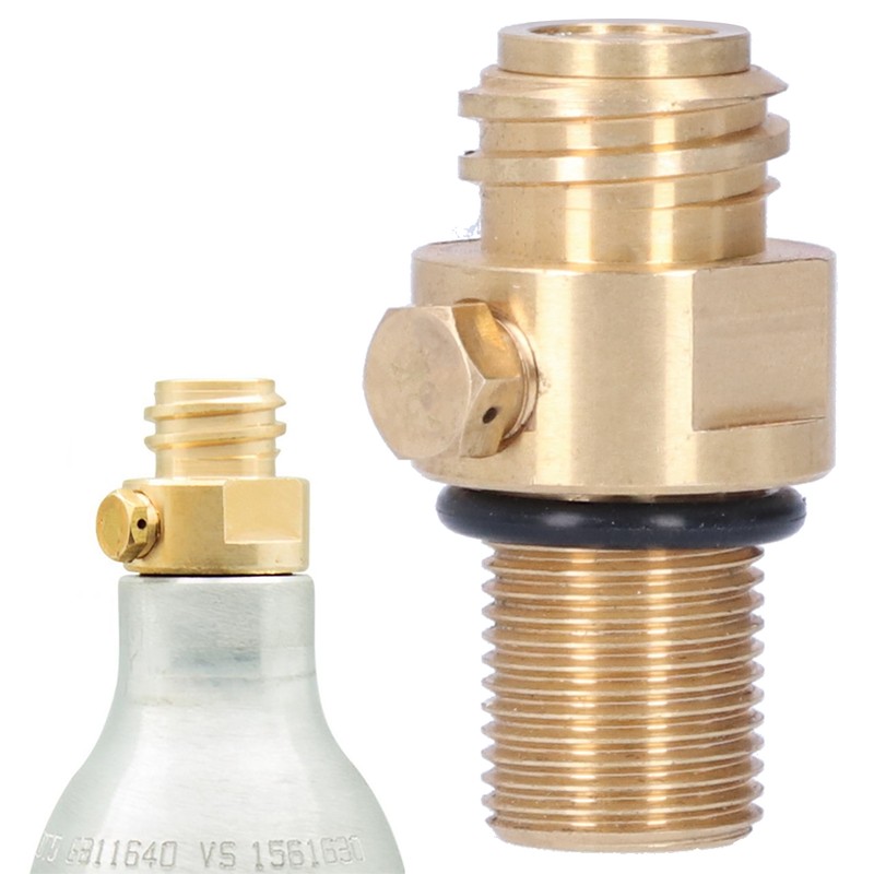 M18x1.5 Thread CO2 Tank Brass Pin Valve Adapter Replacement for