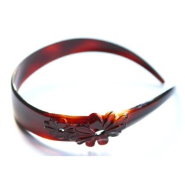 Belle Le Paris French Headband Celluloid Tortoise Shell Women Headpiece Hair Band Hair Clip T30