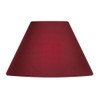 Oaks Lighting S501/12 WI Cotton Coolie Shade, 12-inch, Wine, Fabric